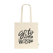 Ecru Organic Katoenen Shopper tas bedrukken