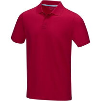 Graphite heren polo met korte mouwen GOTS biologisch textiel