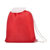 Promotas Met Flap 42*46 cm Rood acc. Wit