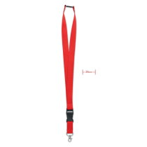 WIDE LANY Lanyard rood
