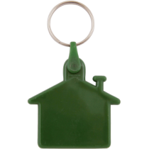 Kunststof sleutelhanger Huis