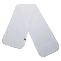 100% rPET Sjaal Wit acc. Wit relatiegeschenken