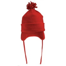 inder Fleece Wintermuts Met Pompoen 280 gr/m2 Rood acc. Rood