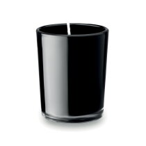 SELIGHT Geurkaarsje in glas zwart bedrukken
