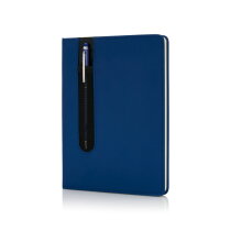 Deluxe A5 notitieboek met stylus pen bedrukken