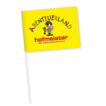 Papieren vlaggetje 21 x 31 cm, 150 g/m2