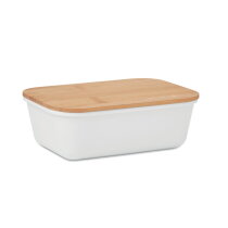 THURSDAY Lunchbox PP bamboe deksel 1L Wit