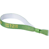 Polsbandje met 1 zijde sublimatie voorzien van kunststof sluiting