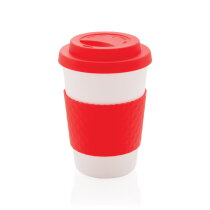 Herbruikbare koffiebeker 270ml, rood