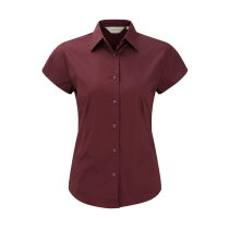 Fitted Short Sleeve Blouse
