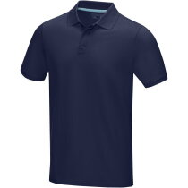 Graphite heren polo met korte mouwen GOTS biologisch textiel