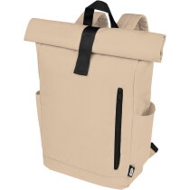 Byron 15,6" rugzak van GRS RPET met opgerolde bovenkant 18 L