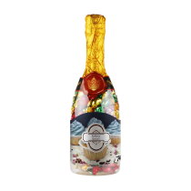 Champagne fles Metallic sweets