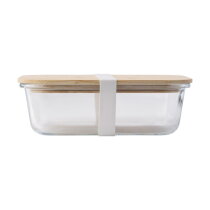 Glazen lunchbox Nicole bruin