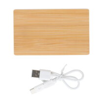 Bamboe powerbank Ruby bruin