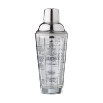 Glazen cocktailshaker (400 ml) Adela neutraal