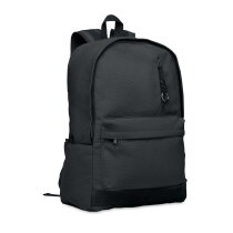 LEIRUR 15 inch laptop rugzak Zwart