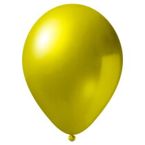 Reclameballonnen (90/100)-metallic-geel