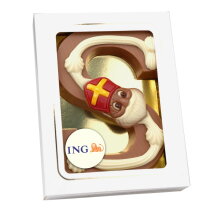 Chocoladeletter S gedecoreerd 200 gram