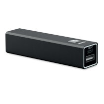 POWERALUC Powerbank 2600 mAh Zwart