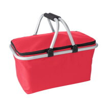 Polyester (320-330 gr/m&sup2;) boodschappenmand Cassian rood