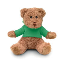 JOHN Teddybeer met sweatshirt groen