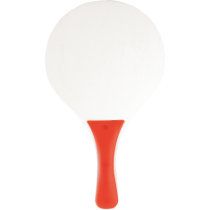 Beach tennisset in net