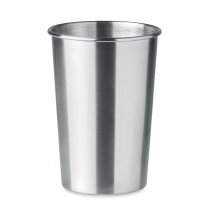 BINGO RVS beker 350ml mat zilver