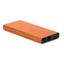 POWERFLAT 10C 10000 mAh powerbank Oranje