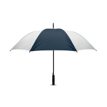 SWANSEA Paraplu, 27 inch Wit/Donkerblauw
