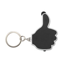 ABS 2-in-1 sleutelhanger Melvin zwart