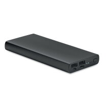 POWERFLAT 8 C 10000 mAh powerbank zwart