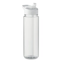 GEORGIA RPET drinkfles met fliptop wit