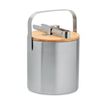 KOKOLA Dubbelwandige 1.2L ijsemmer mat zilver