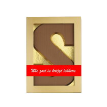 Chocoladeletter XL 200 gr. met banderol