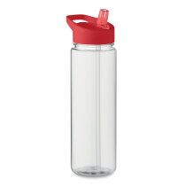 GEORGIA RPET drinkfles met fliptop rood