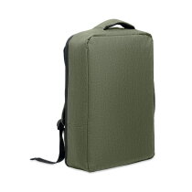 LAUGAR Smalle 15 inch laptop rugzak Legergroen