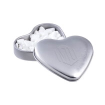 Hartenblikje met embossing bedrukken