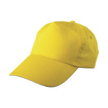 Katoenen twill pet Lisa geel