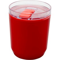 Hudson 180 ml dubbelwandige beker van gerecycled plastic