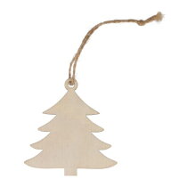 Houten kerstornament kerstboom