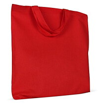 Schoudertas OEKO-TEX® gekleurd kort 140g/m² 38x42 cm