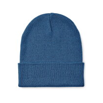 BEANIX Gebreide muts met boord Blauw
