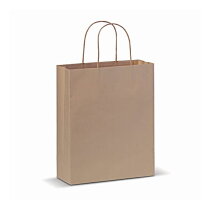 Papieren kraft tas 90g/m² 31x22x10cm