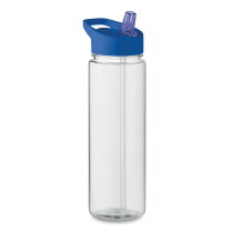 GEORGIA RPET drinkfles met fliptop royal blauw
