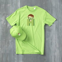 T-shirt met matchende cap
