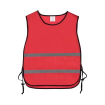 Trainingsvest polyester Rood