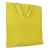 Schoudertas OEKO-TEX® gekleurd kort 140g/m² 38x42 cm