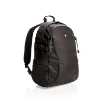 Swiss Peak outdoor rugzak, zwart bedrukken