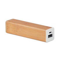 POWERBAM 2200 mAh Bamboe powerbank hout